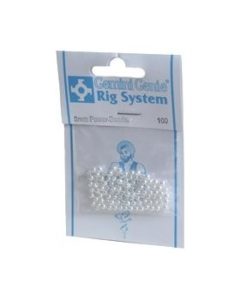 Gemini white power beads 3mm