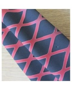 Red on Black diamond shrink tube