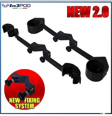 Evo3POD Coppia Staffe per Doppia Canna - immagine 5
