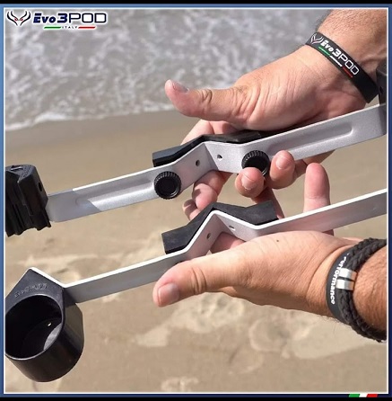 Evo3POD Coppia Staffe per Doppia Canna - immagine 6