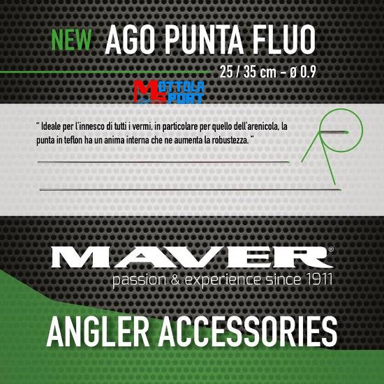 Aghi Innesco Maver punta verde 25/35 cm.