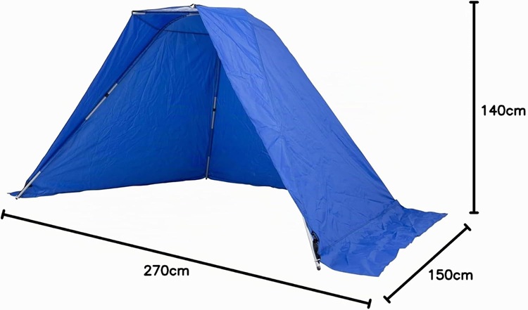 tenda shakespeare salt beach shelter clear top - immagine 3