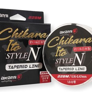 AKAMI CHIKARA TAPERED LINE MULTICOLOR 220mt
