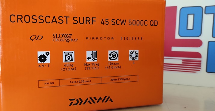 DAIWA CROSSCAST SURF 45 SCW 5000C QD NEW 2025 - immagine 4