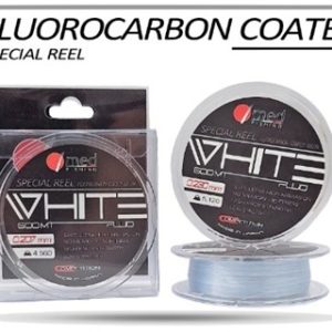 med FISHING WHITE FLUO FLUOROCARBON COATED 600mt